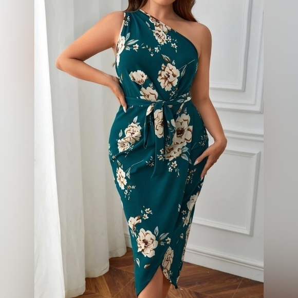 Green floral dress - Picture 2 of 3